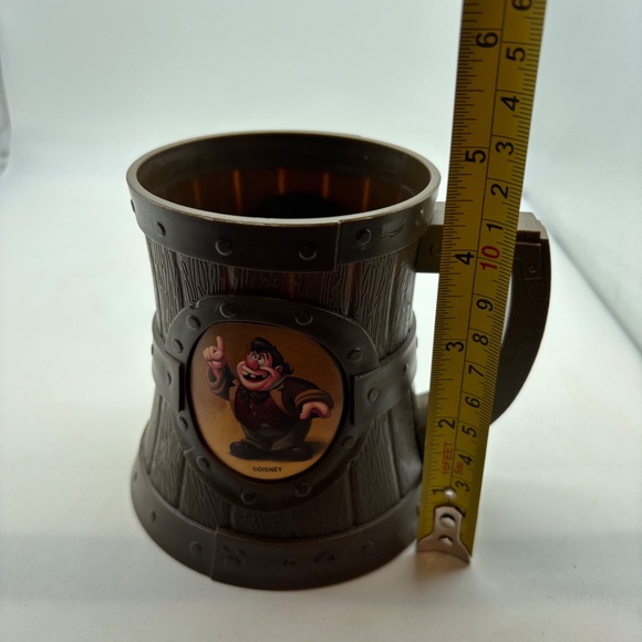 Disney Parks Beauty and the Beast Gaston Plastic Collectible Character Mug - Picture 11 of 12